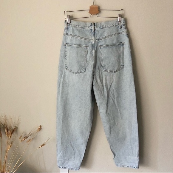 Zara Oversized Baggy Slouch High Rise Mom Jean Pants Size 8 NWT - Picture 9 of 12